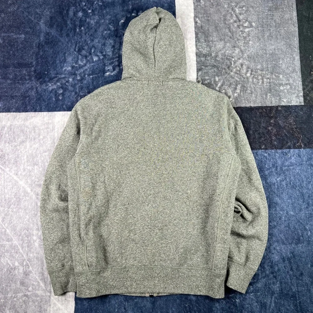 Polo Ralph Lauren Mens Gray Full Zip Hoodie Sweatshirt Size Medium Pony Logo